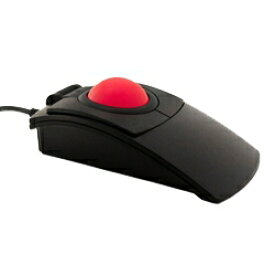 L-Trac Red Trackball：USB トラックボール 3ボタン スクロールホイール オプション拡張スイッチ (ボール色：レッド)