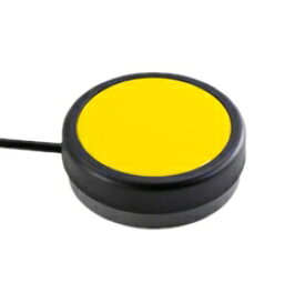 X-keys Yellow One Button：X-keys スイッチ・インターフェース用 ボタンスイッチ (レンズカラー：イエロー)