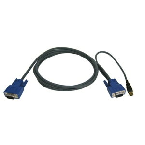 CBD-180UH�F3-in-1 KVM�P�[�u�� (VGA + USB) 1.8m