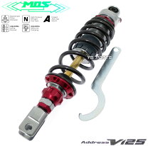 楽天市場】mos アドレスv125 リアサスペンションの通販