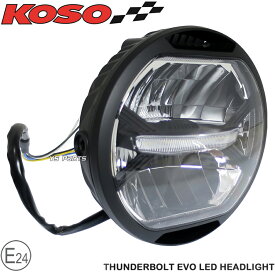 【送料無料】[正規品]KOSO車検対応LEDヘッドライト[サンダーボルトVer.2]VTR250/ジェイド/ホーネット250/ホーネット600/CB400SF/CB750F/CB900F/CB1000SF/CB1300SF等に