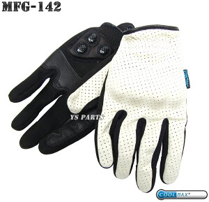 【処分特価】モトフィールドMFG-142Pクールマックス内蔵プロテクターメッシュグローブ アイボリーM/L/LL各サイズ