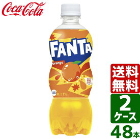 【2ケースセット】ファンタ オレンジ 500ml PET 1ケース×24本入 送料無料