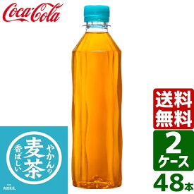 【2ケースセット】やかんの麦茶 from 爽健美茶 ラベルレス 410ml PET 1ケース×24本入 送料無料