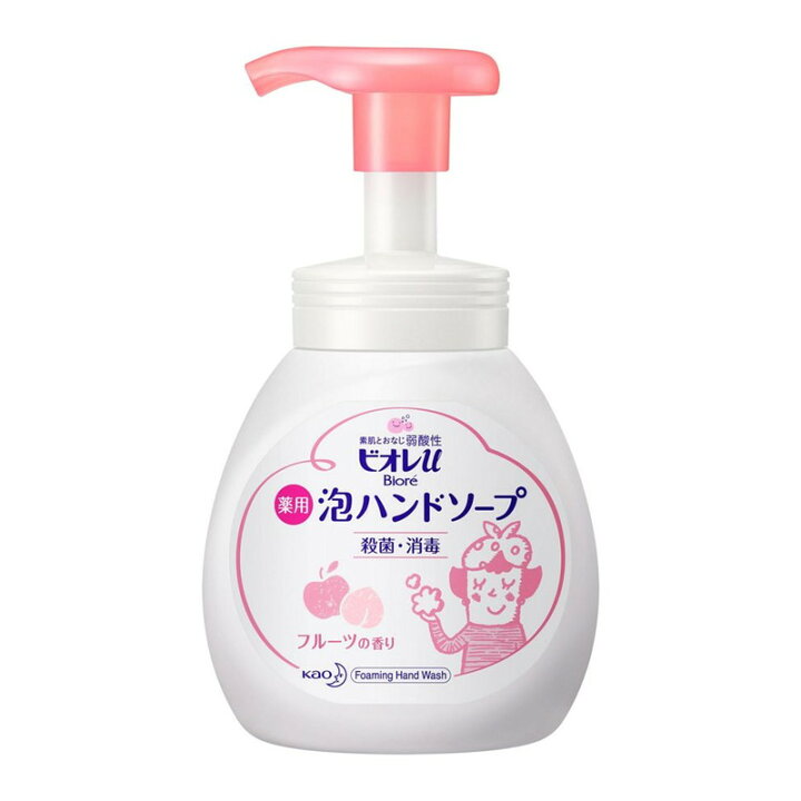 楽天市場】花王 ビオレu 泡ハンドソープ フルーツの香り ポンプ 250ml 