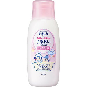 花王 ビオレu 角層まで浸透する うるおいバスミルク ほのかでパウダリーな香り 本体 600ml