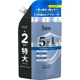 P&G h&s エイチアンドエス 5in1 クールクレンズ シャンプー 特大詰替 560g