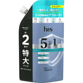 P&G h&s エイチアンドエス 5in1 マイルドモイスチャー シャンプー 特大詰替 560g
