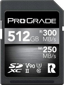 ProGrade Digital vO[hfW^ 300R 512GB SDXC UHS-II V90 COBALT [J[h