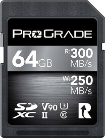 ProGrade Digital (プログレードデジタル) 【SDXC UHS-II V90】 COBALT 300R メモリーカード (64GB)