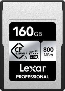 Lexar Professional CFexpress Type A J[h SILVER V[Y ϋvpSLC őǍ 800MB/s ő发 700MB/s VPG200 rfI S[WX Sony Alpha Ki (160GB)