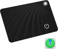 Dyoac 紛失防止タグ iphone対応 gps カード型 エアタグ カード 極薄1.6mm エアタグ カード 小型 gpsタグ …