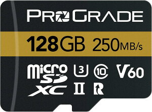 ProGrade Digital microSDXC 128GB UHS-II V60 GOLD vO[hfW^