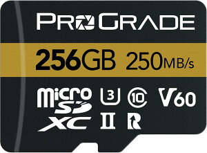 ProGrade Digital microSDXC 256GB UHS-II V60 GOLD vO[hfW^
