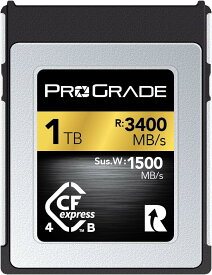 ProGrade Digital CFexpress 4.0 Type B GOLD 1TB メモリーカード (最大読込3400MB/s 最大書込3000MB/s) プログレードデジタル