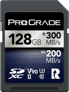 vO[hfW^ 300R 128GB SDXC UHS-II V90 IRIDIUM [J[h ProGrade Digital őǍ300MB/s ő发200MB/s