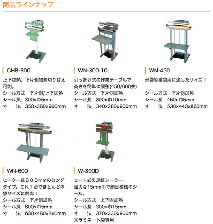 楽天市場】AS アスパル 足踏み式スタンドシーラー WN-600【1台】 中部 