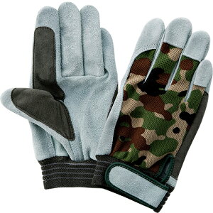 TR 富士グローブ 牛床革手袋 JS-128L ジャストオイル甲メリマジック (入数) 1双