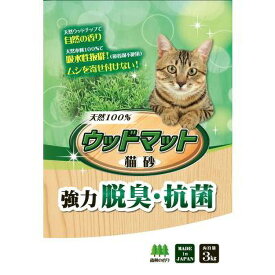 取 JL ニチドウ ウッドマット猫砂3kg 【6個】