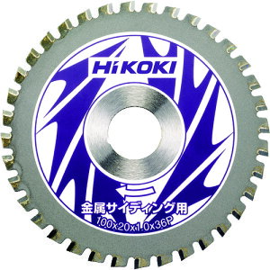 TR HiKOKI チップソー (金属サイディング用) 100mmX20 36枚刃