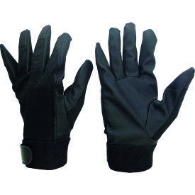 TR ミドリ安全 合成皮革手袋 薄手タイプ PUウイングローブC Lサイズ 1双 (入数) 1双
