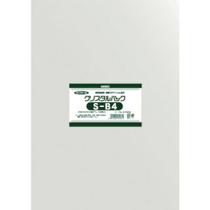 TR HEIKO OPP袋 テープなし クリスタルパック S-B4