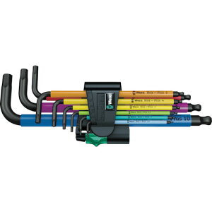 TR Wera 950SPKL/9SMN �}���`�J���[�w�b�N�X�L�[�Z�b�g073593