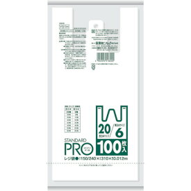 TR サニパック YS1H-W レジ袋6/20号 乳白［100枚入X1袋］