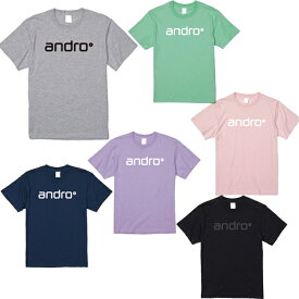 【ネコポス送料無料】アンドロ(andro) ナパTシャツ コットン 全6色 卓球ウェア [M便 1/2]