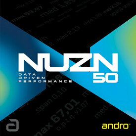 【ネコポス送料無料】アンドロ NUZN 50 (ニューゾーン50) 卓球ラケット用 裏ソフトラバー レッド/ブラック Y卓球店(andro) [M便 1/4]