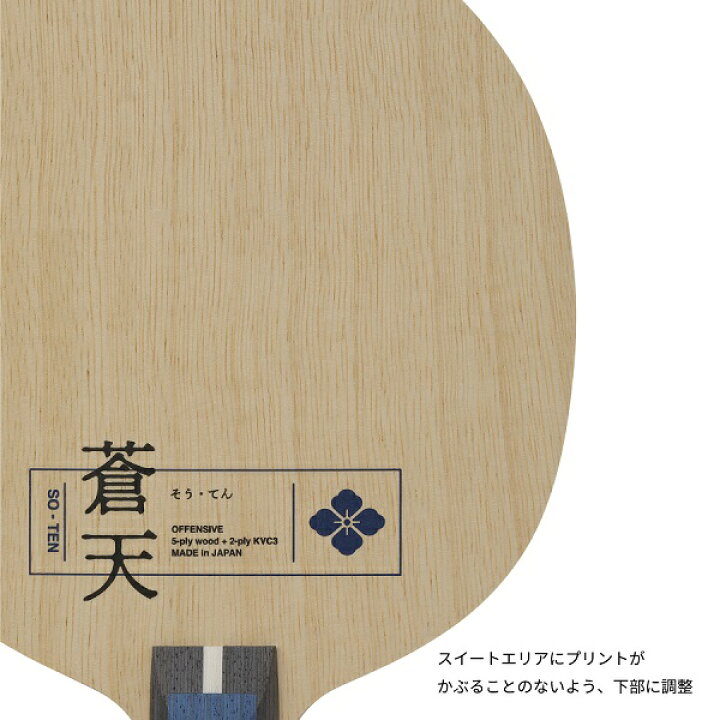 楽天市場】ニッタク 蒼天 C 中国式ペン 卓球ラケット Y卓球店 