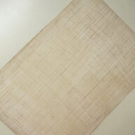 見切り品　麻無地帯　お仕立て上がり品　三本もじり　夏帯　単衣から盛夏