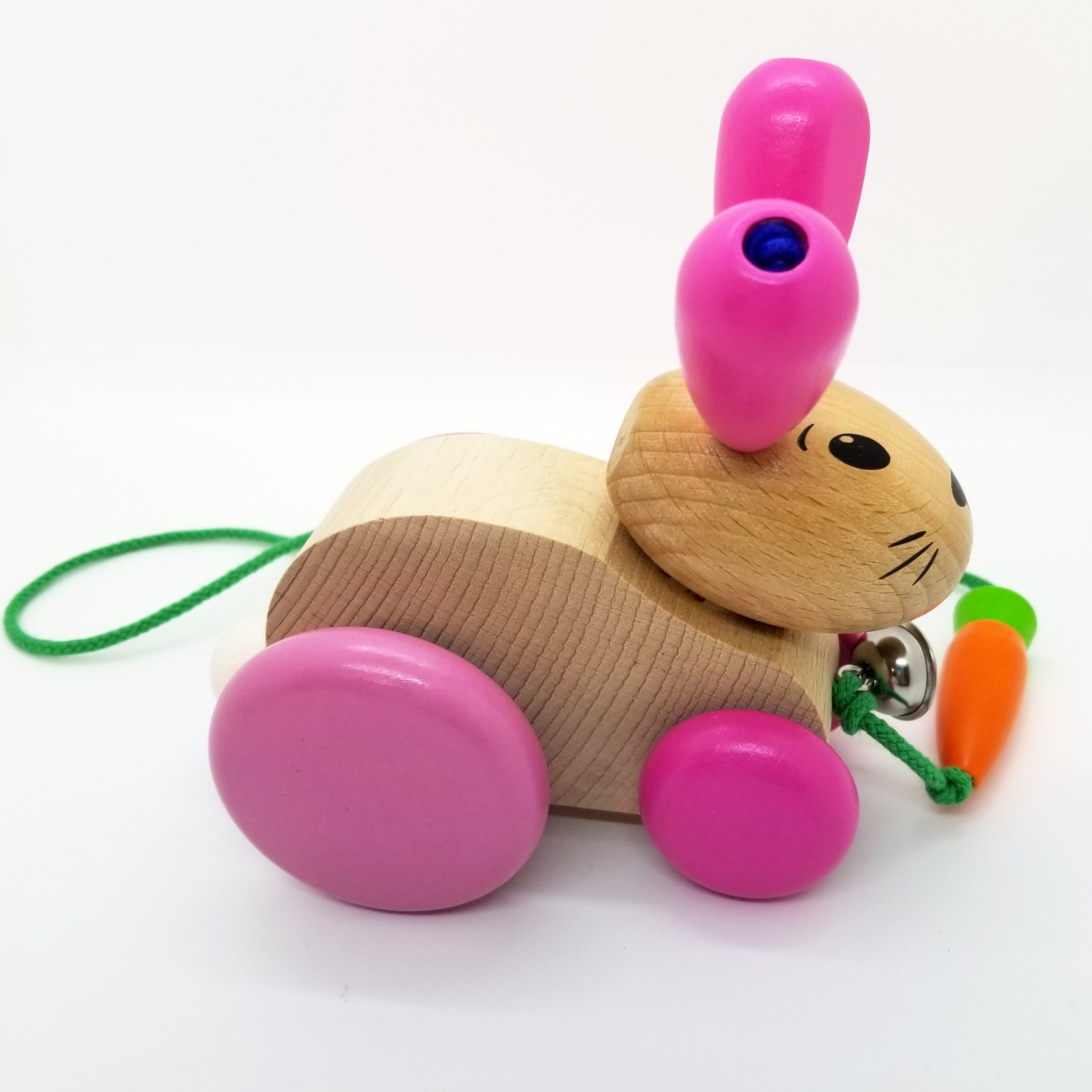 楽天市場】プルトーイ・うさぎ 木のおもちゃ プルトーイ 知育玩具 木製