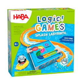 ロジックゲーム・ウォータースライダー　HABA ハバ社 ドイツ ゲーム HA6822 知育玩具 ボードゲーム ロジックゲーム