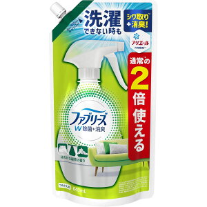 【ポイント5倍 10/24〜27】ファブリーズ W除菌+消臭スプレー 布用 緑茶 つめかえ 特大 640mL