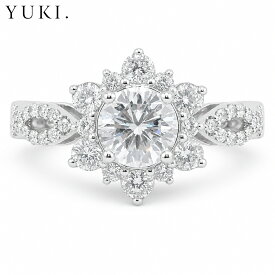 天然ダイヤモンド リング 1.026ct ブリリアントカット PT900 メレダイヤ 1.86ct 11号 レディース 誕生日 プレゼント 宝石 宝飾品 ハイジュエリー アクセサリー ダイヤモンド 送料無料 婚約指輪