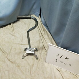 【Aランク品 中古 歩行器】日進医療器　四点杖 TY142S(HK-5749)