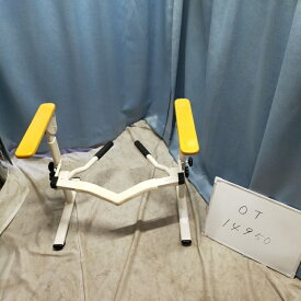 【Bランク 中古 手すり】アロン化成　洋式トイレ用フレーム　S-はねあげR　533082　　(OT-14950)