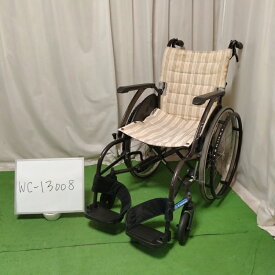 【Bランク 中古 車椅子】カワムラサイクル 自走式車椅子 ウェイビット WA22-40S (WC-13008)【ノーパンクタイヤ 車イス 車いす くるまいす 自走 自走型 高齢者 介護用品 福祉用具 ゆとりっぷ 介助ブレーキ：有 中古】
