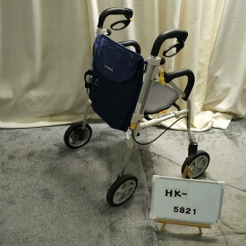 【Aランク 中古 歩行器】象印ベビー ピウプレスト75 (HK-5821)【高齢者 歩行車 手押し車 シニア シルバーカー ショッピングカー カゴ付き イス付き 折りたたみ 高さ調節】