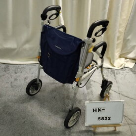 【Aランク 中古 歩行器】象印ベビー ピウプレスト75 (HK-5822)【高齢者 歩行車 手押し車 シニア シルバーカー ショッピングカー カゴ付き イス付き 折りたたみ 高さ調節】