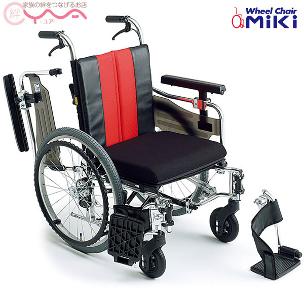 送料無料 車椅子 車いす 付与 車イス 配送員設置送料無料 MiKi ミキ 自走式 介護用品 MM-Fit 20 Lo