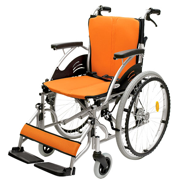 車椅子 軽量 折りたたみ コンパクト ケアテックジャパン ハピネス CA-10SU 自走式