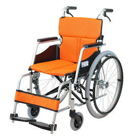 車椅子 軽量 折り畳み 【ケアテックジャパン ハピネスコンパクト CA-10SUC】自走介助兼用 車いす 車イス くるまいす 8色から選択可 介護用品 おしゃれ 送料無料