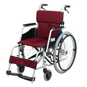 車椅子 軽量 折り畳み 【ケアテックジャパン ハピネスコンパクト CA-10SUC】自走介助兼用 車いす 車イス くるまいす 8色から選択可 介護用品 おしゃれ 送料無料 *