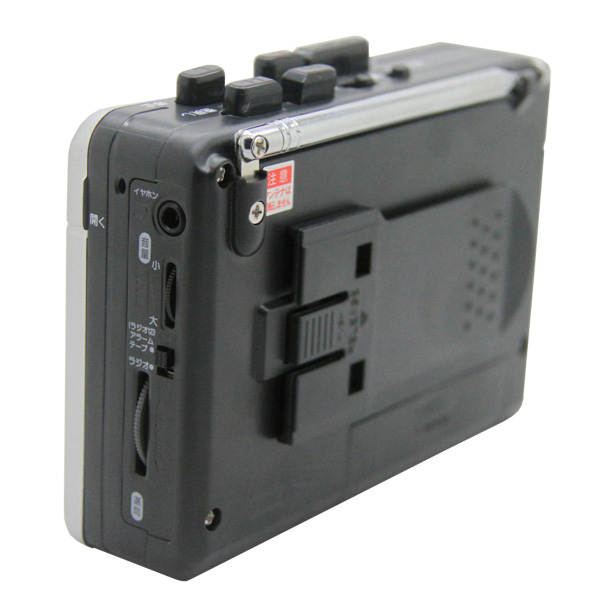 カセットテープレコーダー PCT-11R マイク内蔵 ワイドFM対応ラジカセ WINTECH/ウィンテック | Livtecリブテック