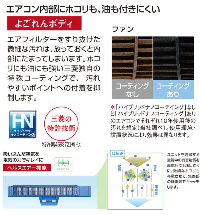 楽天市場】三菱電機 ルームエアコン 主に 23畳用 霧ヶ峰 MSZ-LT7122S(W 