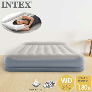 CebNX d|v GAxbh s[Xg ~bhCY GA[xbh 64117J Ch_uTCY 203×152cm ̌^ PILLOW REST MID-RISE AIR MATTRESS INTEX