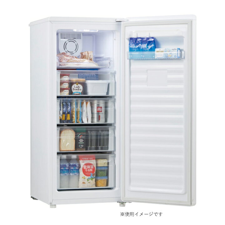 楽天市場】ハイアール 138L 前開きファン式冷凍庫 JF-NUF138B (W  