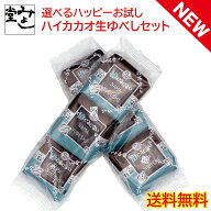 みよし堂 月間優良ショップ 【選べるハッピーお試しハイカカオ生ゆべしセット】 送料無料 hi-cacao6